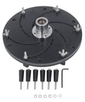 Rock Solid 300Mm Longworth Chuck For Wood Lathes Delivers Smooth Self Centering Spin And Hella Grippy Centrifugal Jaws M33 Thread Aluminum Alloy Woodturning Fixture with mounting screws.