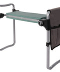 Heavy Duty Foldable Garden Kneeler And Seat Stool With Tool Pocket And Soft EVA Kneeling Pad For Seniors And Garden Lovers