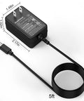 Micro USB AC/DC Charger For Approach R10 Golf Launch Monitor with 5V Power Supply Cable, ETL FCC Certified, 5ft length