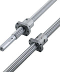 High Precision Ground SFU50 Ballscrew With Keyway, Step, Plane, Wrench And Threaded Hole For Manipulators, Pro Grade Linear Motion Screw For Smooth Retrofit In Milling Or CNC Applications