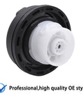 Close-up of locking gas cap for Dodge Ram 1500 2500 3500 and more, heavy duty design, OE style with secure seal