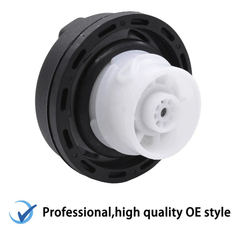 Close-up of locking gas cap for Dodge Ram 1500 2500 3500 and more, heavy duty design, OE style with secure seal