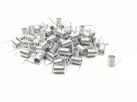 Zinc Plated Straight Torsion Spring 0.8 x 6.0 x 8.0 Mm 50 Pack For DIY Projects And Small Hardware Repairs