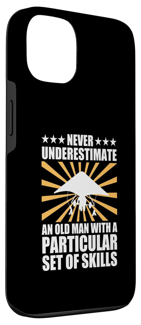 Funny Hang Glider Art Phone Case For IPhone 13 Two Part Protective Case With Hang Gliding Humor For Men Women Gift For Air Enthusiasts And Open Sky Aficionados