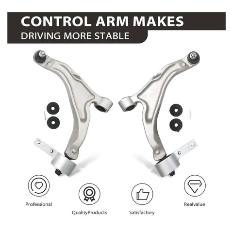 Front Lower Control Arm Kit With Ball Joints And Bushings Pair For Honda Pilot 2009 2015 Direct Fit Replacement durable suspension