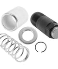 Pro Grade Heavy Duty Floor Jack Replacement Parts Kit With Iron And Rubber Components For Hydraulic Floor Jack Includes Spring Washers And Clips For Secure Assembly And Even Pressure Distribution For Trucks And Cars. Metal jack repair parts set with spring washers, clips, and iron rubber components