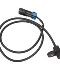 Aramox rear wheel speed sensor for Indian motorcycle, black sensor with long cable and blue locking connector