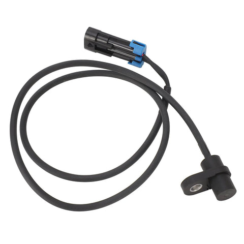 Aramox rear wheel speed sensor for Indian motorcycle, black sensor with long cable and blue locking connector