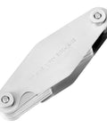 29 Degree Acme Screw Pitch Gauge Set 16 Piece Steel Thread Pitch Measuring Tool With Laser Engraved Scale Folded View