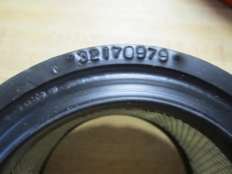 Close-up of High Performance Air Filter Element For Industrial Air Compressors Replacement Part 32170979 with serial number