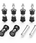 EZGO TXT Rear Leaf Spring Bushing And Sleeve Kit With Front And Rear Screws Nuts For PDS And TXT Gas And Electric Golf Carts