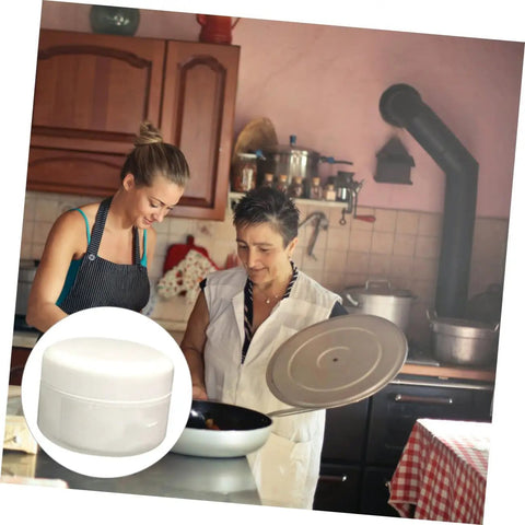 Two women cooking in a kitchen with a jar of Tile Repair Kit Quick Drying Epoxy Glue For Ceramic Tiles And Porcelain Enamel overlay.