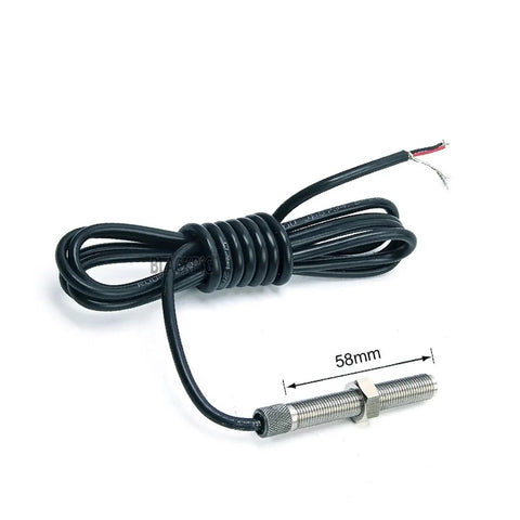 Magnetic Pickup Speed Sensor RPM For Engine MPU Replacement Rugged Anti Vibration And Anti Interference Plug And Play Sensor For Diesel Engines Power Units Portable Generators And Industrial Rotational Machinery, 58mm threaded