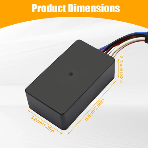 Polaris CDI Box Module For Sportsman 400 And Xplorer 400 ATV Series Replacement with dimensions shown
