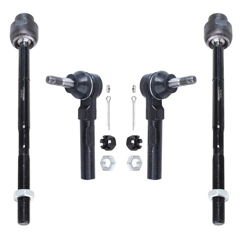 8 Piece Front Wheel Bearing Hubs Kit With Sway Bars And Tie Rods Replacement For 2004 2012 Chevrolet Malibu 2005 2010 Pontiac G6