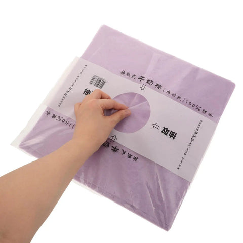 Waterproof Bouquet Wrapping Paper 266 Sheets with Easy Pullout Tissue and hand holding packaging