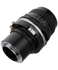 Pro Tilt Shift Lens Mount Adapter For Pentax 6x7 Lenses To Sony E Mount Cameras Infinity Focus Enabled 20mm Total Shift 10 Degrees Tilt 360 Degree Rotation High Precision Build For Professional Shooters, black metal adapter