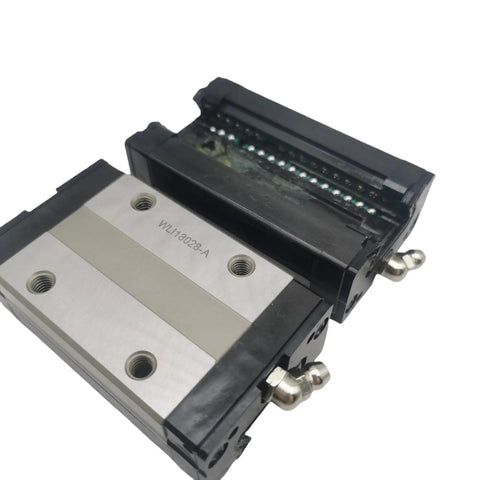 SSR20XW SSR20 Linear Guide Block And Rail Carriage Built For 3D Printer And CNC Machine Automation on black LM rail, four-row ball raceway