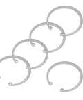60mm ID Internal Retaining Rings 5 Pcs E Clip Circlip Snap Ring Set From 304 Stainless Steel for automotive valves bearings