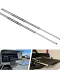 32 Inch Heavy Duty Drawer Slides With Soft Close And Lock Built To Take A Beating, 265 Lb Load Capacity, side mount installed in RV