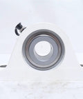 Wide Inner Ring Housed Ball Bearing Unit For Industrial Equipment Heavy Duty Sealed Housing With AAM AG Compatibility front view