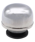 Twist In Chrome Steel Oil Breather Cap For Valve Covers Compatible With GM Cars Like Chevy Pontiac Buick