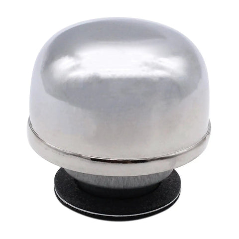 Twist In Chrome Steel Oil Breather Cap For Valve Covers Compatible With GM Cars Like Chevy Pontiac Buick