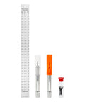 No Fuss Aluminum Beam Compass Ruler Kit With Adjustable Trammel Points and Precision Leads for perfect circles and geometry sketches.