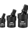 Impact Universal Joint Set 3-Piece 1/4 Inch Drive U-Joints, 3/8 Inch Drive, and 1/2 Inch Drive, Chrome Moly, laser-etched IDs