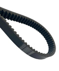 Top Rated V Drive Belt For Golf Cart Clutch G2 G5 G8 G9, black rubber, gear teeth, designed for power transmission.