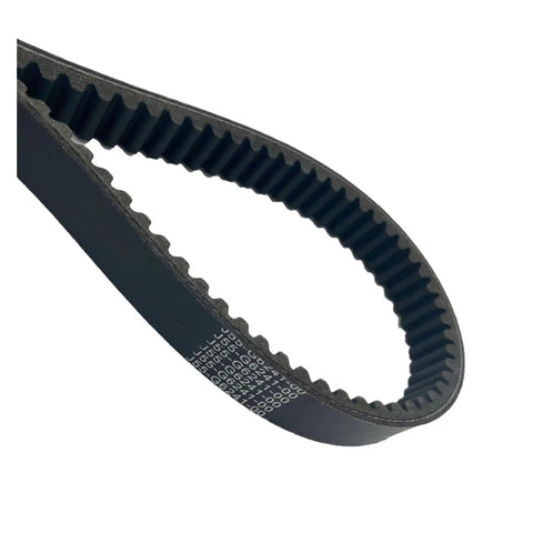 Top Rated V Drive Belt For Golf Cart Clutch G2 G5 G8 G9, black rubber, gear teeth, designed for power transmission.