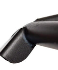 Close-up of a closed back steel blade of a 12 Gauge 14 Inch Drain Spade With Fiberglass D-Grip Handle, Commercial Grade.