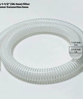 1.5 Inch Pool Replacement Hose For Above Ground Pools, Flexible PVC Vinyl Vacuum And Filter Tubing, UV Resistant, No Fuss 6 Ft Connection Hose For Pool Pumps, Easy Fit, Outdoor Safe And Leak Free.