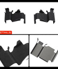 A-Premium Rear Disc Brake Hardware Kit Fits Toyota Tundra Sequoia Lexus Lx570 With Premium Steel Components Ensures Smooth Stops And Peak Performance For Your Ride rear steel brake clips