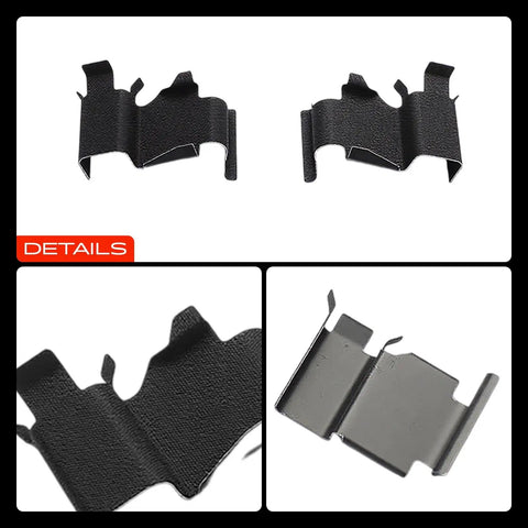 A-Premium Rear Disc Brake Hardware Kit Fits Toyota Tundra Sequoia Lexus Lx570 With Premium Steel Components Ensures Smooth Stops And Peak Performance For Your Ride rear steel brake clips