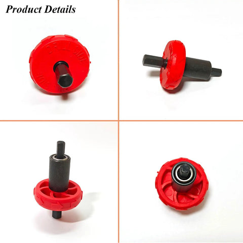 Red Jump Start Drill Bit Adapter For Electric Engine Ignition Bypass Pull Cord Plug Button Jump Start System
