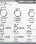 Dope Spring Lock Washer Set 480 Pieces In 304 Stainless Steel Nine Size Range M2 Through M12 With Storage Box dimensions
