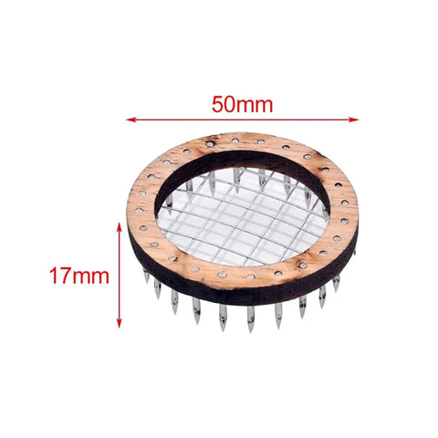 Beekeeping Queen Marking Disc Cage Set Six Pack Round Push In Queen Capture Cages For Minimal Hive Disruption, 50mm diameter 