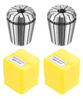 ER32 Spring Collet Three Eighths Inch Chuck For CNC Milling And Engraving Machines, 40Cr Steel Precision Tool, Two Pack