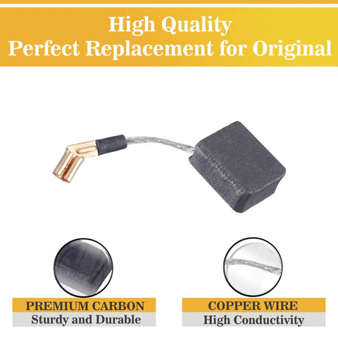 20 Pack Replacement Carbon Brushes N257540 Heavy Duty Motor Commutator Set with copper wire for DeWalt Angle Grinder.