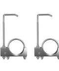 Heavy Duty Exhaust Clamps With Hangers Fits 3 Inch Universal Exhaust Pipe Rear Muffler Hanger For Cars And Trucks 2 Pack
