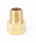 Quarter Inch BSPT Male To Quarter Inch NPT Female Brass Pipe Fitting Hex Reducer Coupler Connector Adapter For Plumbing High Flow And Leak Free