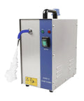 Heavy Duty Commercial Jewelry Steam Cleaner 1300W Professional Electric SteamJet with 2L tank, silver body and steam output.