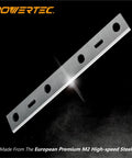 Top Shelf 6 Inch Jointer Blades Replacement Knives For Porter Cable PC160JT And PC37072 tough hardened steel jointer blades set.
