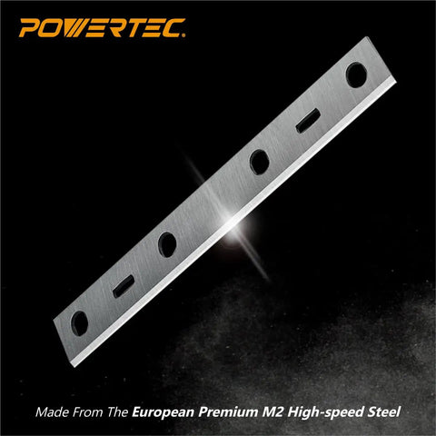Top Shelf 6 Inch Jointer Blades Replacement Knives For Porter Cable PC160JT And PC37072 tough hardened steel jointer blades set.