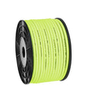 Premium Hybrid Air Hose One Quarter Inch By 250 Feet Bulk Plastic Spool Heavy Duty Workhorse Lightweight Kink Resistant All Weather Flex Abrasion Resistant Cover Aircraft Aluminum Fittings ZillaGreen