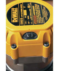 Beast Pro-Grade Fixed Base Router Kit with a 12 Amp Motor, 24,000 RPM Variable Speed, close-up of the control dial and labels