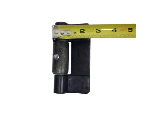 Weld On Butterfly Ramp Hinge With Grease Fitting For Cargo Trailers, Heavy Duty Raw Steel, 1,000 Lb Capacity, 4.5 In long with tape measure