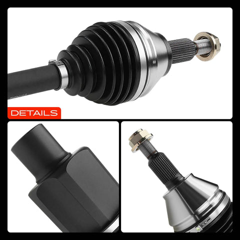 CV Axle Shaft Assembly For Ram 1500 2012-2020 4WD Front Left Or Right, 1500 Classic 2019-2020 4x4, Replace 68028398AA RL028398AA