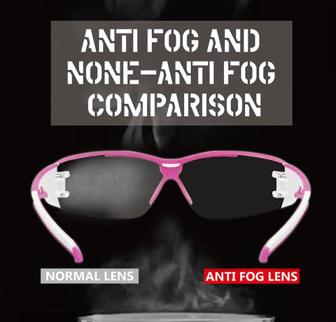 Ultra Lightweight Anti Fog Wrap Around Safety Glasses With Clear Lenses U6 ANSI Z87.1 Scratch Resistant Soft Touch comparison